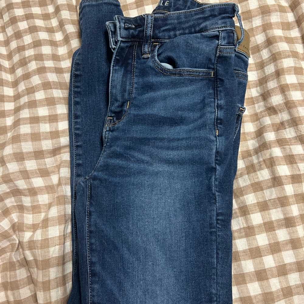 American Eagle Outfitters Women's Skinny Jeans - Dark Blue